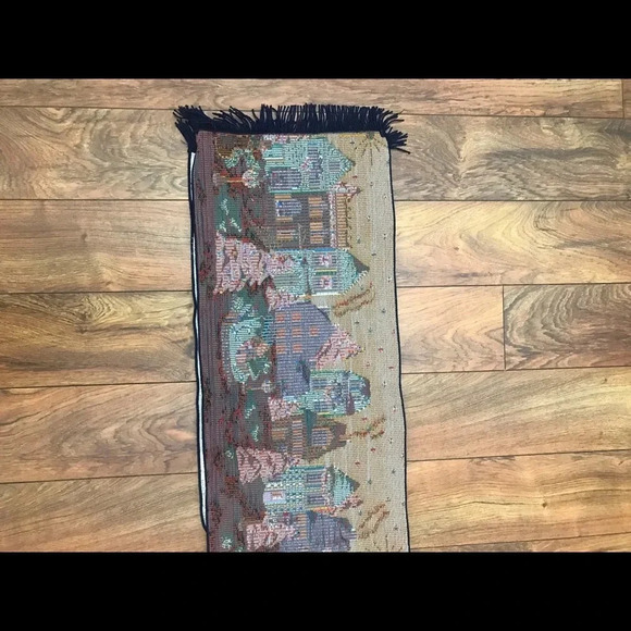 Christmas Village Table Runner Needlepoint - Picture 3 of 6